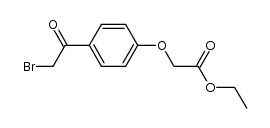 ethyl 4-(bromoacetyl)phenoxyacetate Structure