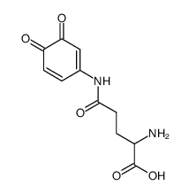 γ-L-glutaminyl-3,4-benzoquinone结构式