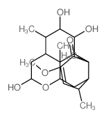 Picras-2-en-1-one,11,12,16-trihydroxy-2-methoxy-, (11a,12b)- (9CI) Structure