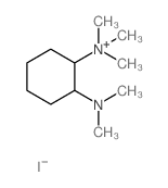 Ammonium,[2-(dimethylamino)cyclohexyl]trimethyl-, iodide, trans- (8CI) structure