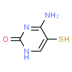 2(1H)-Pyrimidinone, 4-amino-5-mercapto- (9CI) structure