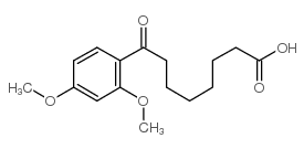 8-(2,4-dimethoxyphenyl)-8-oxooctanoic acid Structure