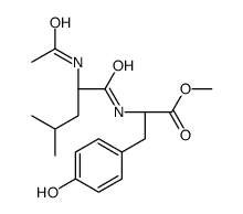 N-acetylleucyl-tyrosine methyl ester structure