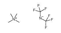 tetramethylammonium bis(trifluoromethyl)amide Structure