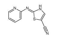 2-(pyridin-2-ylamino)-1,3-thiazole-5-carbonitrile结构式