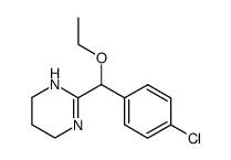 3,4,5,6-Tetrahydro-2-(4-chloro-α-ethoxybenzyl)pyrimidine结构式