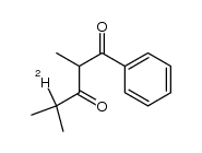 2,4-dimethyl-1-phenyl-1,3-pentanedione-4-d1结构式