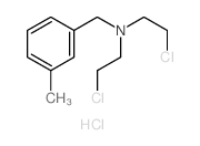 Benzylamine, N,N-bis(2-chloroethyl)-m-methyl-, hydrochloride结构式