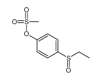 (4-ethylsulfinylphenyl) methanesulfonate Structure