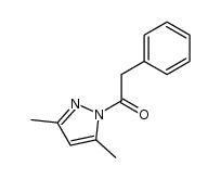 1-phenylacetyl-3,5-dimethylpyrazole Structure