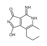 1H-Pyrrolo[3,4-c]pyridine-1,3(2H)-dione, 4-amino-6-methyl-7-propyl- (9CI)结构式