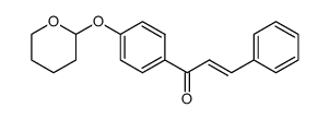 3-phenyl-1-(4-((tetrahydro-2H-pyran-2-yl)oxy)phenyl)prop-2-en-1-one结构式
