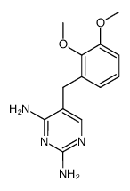 5-(2,3-dimethoxy-benzyl)-pyrimidine-2,4-diamine结构式
