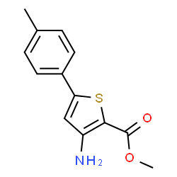 METHYL 3-AMINO-5-(4-METHYLPHENYL)THIOPHENE-2-CARBOXYLATE图片