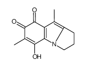 8-hydroxy-4,7-dimethyl-2,3-dihydro-1H-pyrrolo[1,2-a]indole-5,6-dione Structure