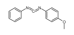 N-4-methoxyphenyl N'-phenylcarbodiimide Structure