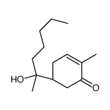 (5R)-5-(2-hydroxyheptan-2-yl)-2-methylcyclohex-2-en-1-one结构式