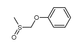 Phenoxymethyl-methylsulfoxid Structure