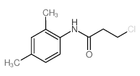 3-Chloro-N-(2,4-dimethylphenyl)propanamide Structure