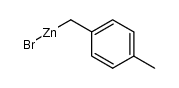 (4-methylbenzyl)zinc bromide结构式