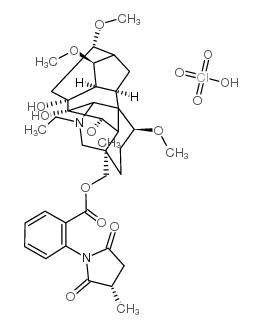 methyllycaconitine perchlorate Structure