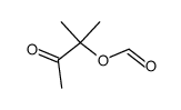 3-formyloxy-3-methyl-butan-2-one结构式