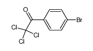 1-(4-bromo-phenyl)-2,2,2-trichloro-ethanone Structure