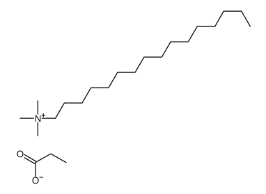 hexadecyl(trimethyl)azanium,propanoate Structure