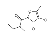 4-chloro-N-ethyl-N,5-dimethyl-3-oxo-1,2-oxazole-2-carboxamide Structure