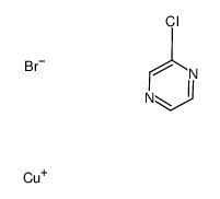 CuBr(μ-2-chloropyrazine-N,N') Structure