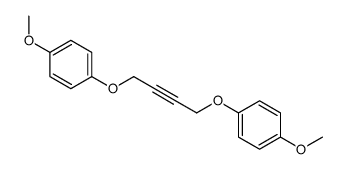 1-methoxy-4-[4-(4-methoxyphenoxy)but-2-ynoxy]benzene结构式