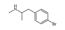 p-bromomethamphetamine Structure