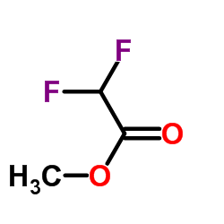 2-Difluoroacetic acid methyl ester Structure