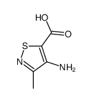 4-AMINO-3-METHYLISOTHIAZOLE-5-CARBOXYLIC ACID Structure