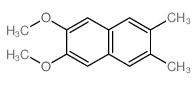 6,7-dimethoxy-2,3-dimethyl-naphthalene structure