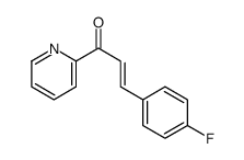 (E)-3-(4-fluorophenyl)-1-pyridin-2-ylprop-2-en-1-one结构式