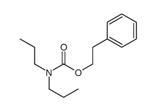 2-phenylethyl N,N-dipropylcarbamate结构式