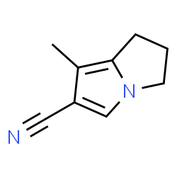 1H-Pyrrolizine-6-carbonitrile,2,3-dihydro-7-methyl-(9CI)结构式