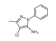 4-chloro-3-methyl-1-phenyl-1H-pyrazol-5-amine Structure