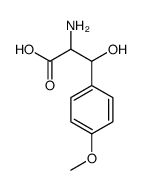 2-Amino-3-hydroxy-3-(4-methoxyphenyl)propanoic acid structure