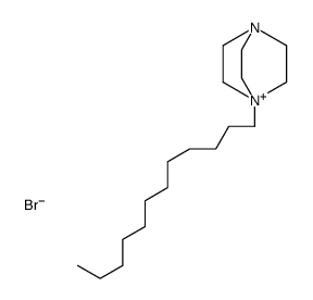 4-dodecyl-1-aza-4-azoniabicyclo[2.2.2]octane,bromide Structure