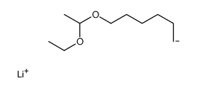 lithium,1-(1-ethoxyethoxy)hexane Structure