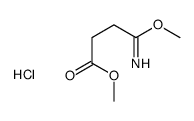 4-IMino-4-Methoxybutanoic Acid Methyl Ester Hydrochloride结构式