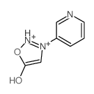 3-pyridin-3-yl-1-oxa-2-aza-3-azoniacyclopent-3-en-5-one结构式