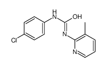 1-(4-Chlorophenyl)-3-(3-methyl-2-pyridinyl)ure Structure