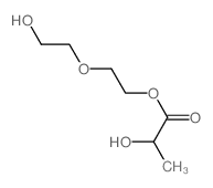 2-(2-hydroxyethoxy)ethyl 2-hydroxypropanoate Structure