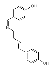 4-[[2-[(4-oxo-1-cyclohexa-2,5-dienylidene)methylamino]ethylamino]methylidene]cyclohexa-2,5-dien-1-one structure