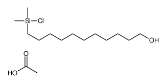 acetic acid,11-[chloro(dimethyl)silyl]undecan-1-ol Structure