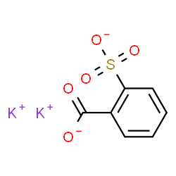 2-sulfobenzoic acid, dipotassium salt结构式