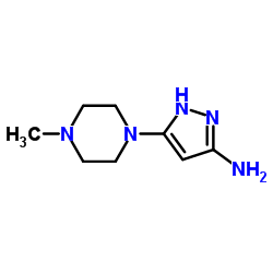 1H-Pyrazol-3-amine,5-(4-methyl-1-piperazinyl)-(9CI) picture
